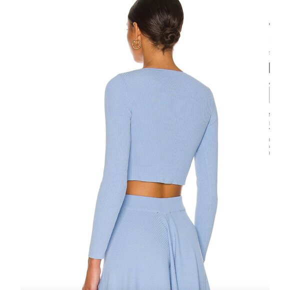 NEW Mink Pink Blue Laura Knit Top NWT - Size XS - Picture 3 of 7